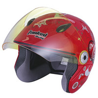 坦克（Tanked Racing）头盔T523电动车摩托车头盔女时尚安全帽半盔四季通用（XL 红色 心心相印-Y）