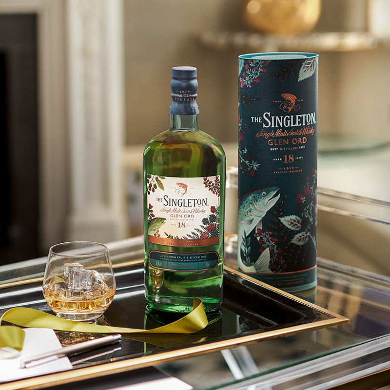 thesingleton,singleton the singleton 苏格登18年单一麦芽威士忌700ml 2019sr限量版