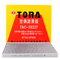 豹王(TORA)双效活性炭空调滤清器TAC-3023/TAC-3023T(嘉华/赛拉图/千里马/索兰托II)