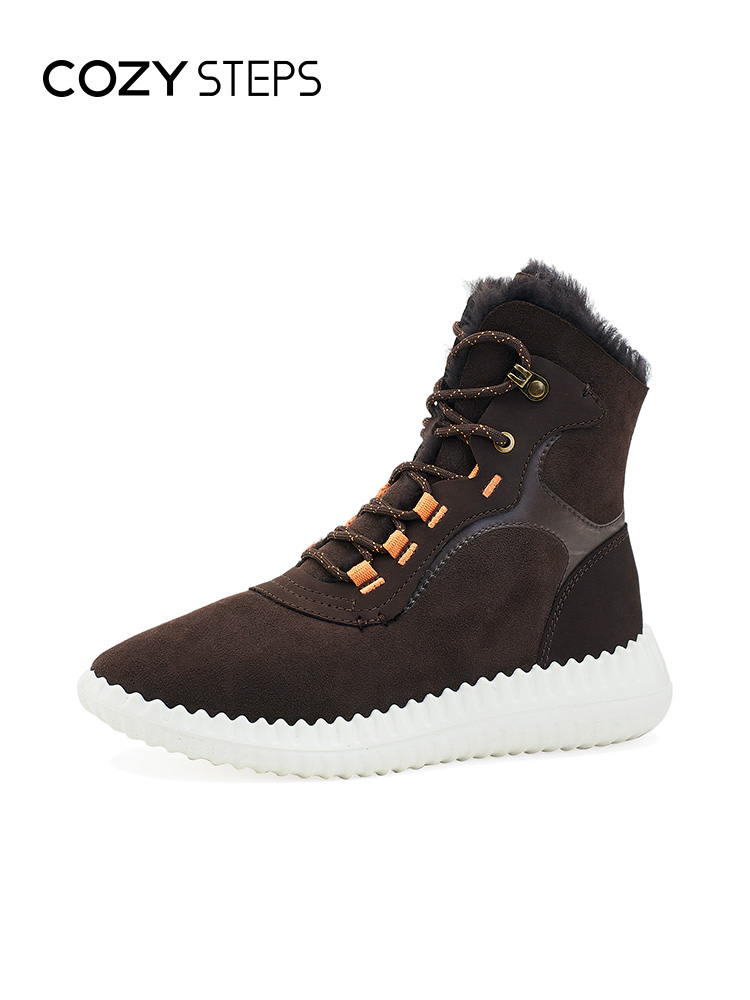 COZY STEPS 女羊皮毛一体雪地靴