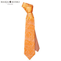 玛丽亚.古琦（MARJA KURKI）双面领带 欧美风商务正装桑蚕丝进口领带男 奢侈品 重要时刻 2Q800709X 橘色
