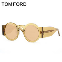 TOMFORD汤姆福特太阳镜复古圆框街拍潮搭时尚款男女墨镜TF0603-45E