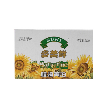 多美鲜（SUKI）植物黄油 250g*2（块装） 荷兰进口