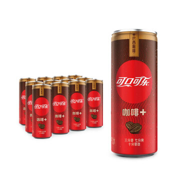可口可乐（Coca-Cola）可口可乐咖啡+ 330ml*24  整箱