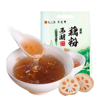 知味观 采芝斋 杭州特产桂花莲子速溶藕粉 400g