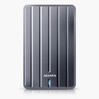 威刚（ADATA）1TB移动硬盘 USB3.1 HC660（9.6mm金属机身） 钛灰色