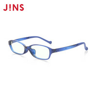 日本睛姿（JINS）平光镜儿童25%防蓝光防辐射眼镜 时尚男女学生手机ipad电脑护目镜FPC19A108 58海军蓝