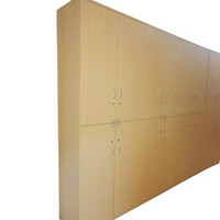 福邦 FUBANG 备品柜　1米宽储物柜衣柜美耐板白橡木色可订色