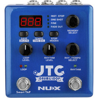 Nux电吉他效果器电箱琴录音单块民谣吉他循环叠加LOOP JTC双踩钉蓝色