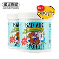 Bad Air Sponge 美国空气净化剂 除异味 净化装修污染 新家新车办公室必备 400g*2罐