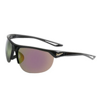 NIKE 耐克 中性款黑色镜框黑色镜腿茶色镜片眼镜太阳镜 EV1012 066 67MM