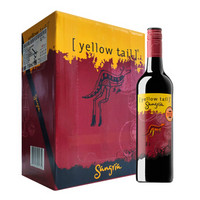 澳大利亚进口 黄尾袋鼠（Yellow Tail）桑格利亚葡萄配置酒  750ml*6瓶 整箱装