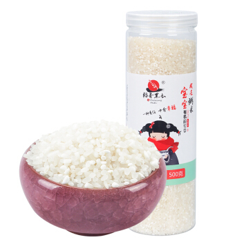 稻香黑土 五常有机稻花香粥米碎米 BB粥米煮粥专用  东北大米 500g