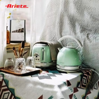 阿里亚特 Ariete 复古304电热水壶+意式风格面包机
