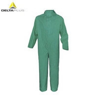 代尔塔/DELTAPLUS 401015 重型防化服（氨气、弱）PVC材质液密连体防化服CO600 绿色 XL 1件 企业专享