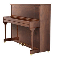 哈罗德（HARRODSER）H系列原装进口 家用演奏立式钢琴H-5M桃花芯木色 高度125