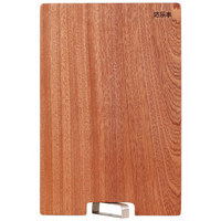 达乐丰乌檀木整木菜板 实木切菜板家用案板 可站立砧板（竖立）WT023（38*26*2.2CM）