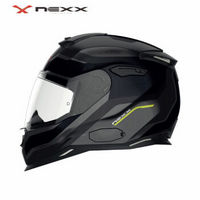 NEXX SX.100 MANTIK 亚洲版型 四季全盔 轻量复合材料电动摩托车头盔 黎明黑 M