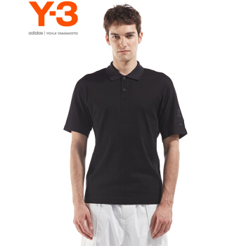 Y-3黑色左袖签名款男士短袖POLO衫29-DY7300 黑色 XL