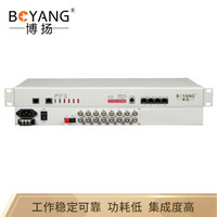 博扬（BOYANG）BY-8E1-4EV PDH光端机8E1 8路2M+4路以太网带物理隔离 FC单纤20公里 机架式 双电源