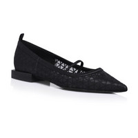 DYMONLATRY 设计师品牌 D-小姐 蕾丝平底鞋 黑色 38