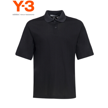 Y-3 CLASSIC POLO男士短袖POLO衫基础款30-FJ0341 黑色 M