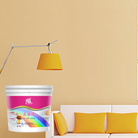 晟威儿童漆 内墙乳胶漆涂料 室内水性油漆 健康环保儿童房墙面漆 5kg 浅桔色