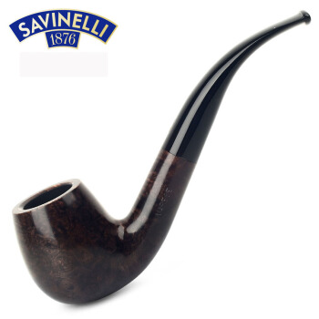 沙芬 SAVINELLI  意大利进口瓦雷泽系列棕色经典石楠木烟斗 P363LMC-602