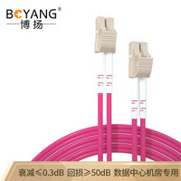 博扬（BOYANG）BY-OM4-40552 高速万兆光纤跳线 40米LC-LC多模双工（50/125 3.0)机房专用光纤线