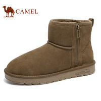 骆驼（CAMEL） 男靴 保暖加绒棉鞋防滑男士雪地靴 A942294209 蘑菇色 41