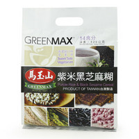 马玉山 台湾原装进口紫米黑芝麻糊14×30g 多种营养谷物搭配