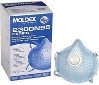 17日上新 Moldex 2300N95 2300 系列 N95 Particulate *器，中号/大号，10/盒