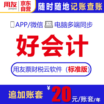 用友财务软件 好会计标准版追加账套/年 畅捷通用友T3网页版 专业版试用30天