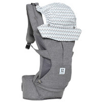 TODBI婴儿腰凳背带HIDDEN 360特别版韩国原装进口新款气囊式宝宝背婴带 灰色