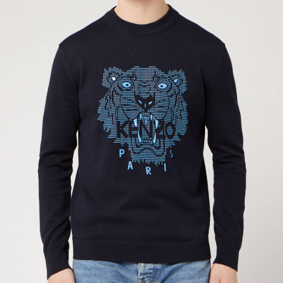 KENZO 经典虎头款 男士针织衫