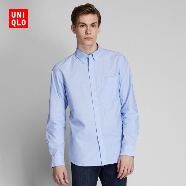 商品uniqlo 优衣库 419014 男士长绒棉衬衫