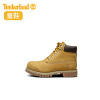 Timberland 童鞋经典小童防水抓地高帮黄靴|12809