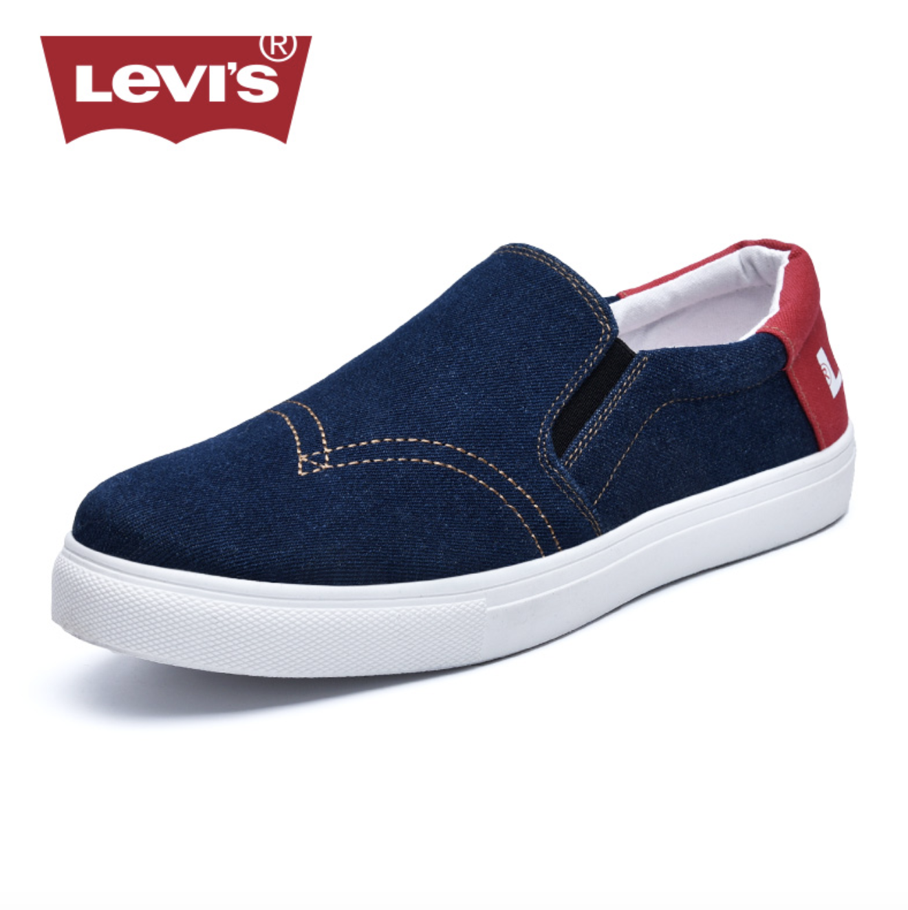 Levi's 李维斯 23059573017 一脚蹬帆布鞋