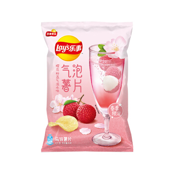 Lay's 乐事 樱花粉荔气泡水味薯片 65g