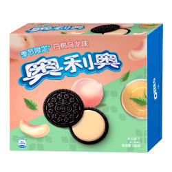 亿滋奥利奥白桃乌龙味夹心饼干388g休闲网红口味零食超值*4件