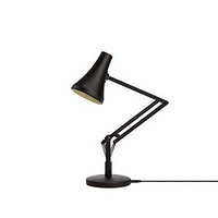 Anglepoise 90 Mini台灯, 阳极氧化拉丝铝饰面, 碳黑色