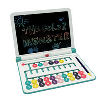 铭塔彩屏液晶画板 折叠笔记本儿童玩具男孩女孩婴儿宝宝 手写字板涂鸦板绘画算术架