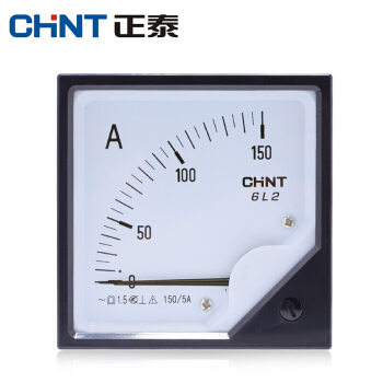 正泰（CHNT）6L2-A 安装式电流表 指针表 指针式交流电流表 150/5A