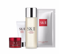 SK-II 神仙水 75ml+肌源賦活修護精華霜 15g+洗面奶 20g+護膚面膜 1P