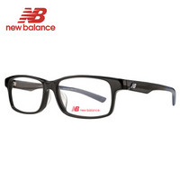 NEW BALANCE 新百伦 眼镜框 男女款黑色光学近视眼镜架NB06141 C01 54mm