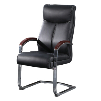 奈高电脑椅家用休闲椅皮椅老板椅职员办公椅会议椅弓形脚椅子Z1