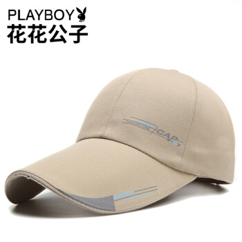 花花公子 PLAYBOY 棒球帽男女夏季户外旅游遮阳帽韩版潮休闲百搭太阳帽FB-2 款式一黄色