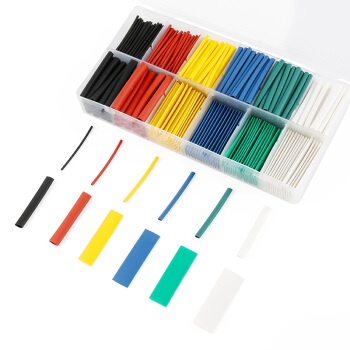 伊莱科（ELECALL）热缩管 500合一 6色12型 绝缘套管电工电缆透明苹果原装数据线防水修复保护 IT-500