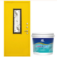 晟威水性木器漆 油漆家具翻新高遮盖力可调色净味防水防霉防水涂料  18kg 中黄色
