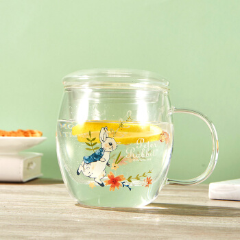 比得兔（Peter Rabbit）花茶杯 耐热优雅式玻璃水杯 子PR-T1120